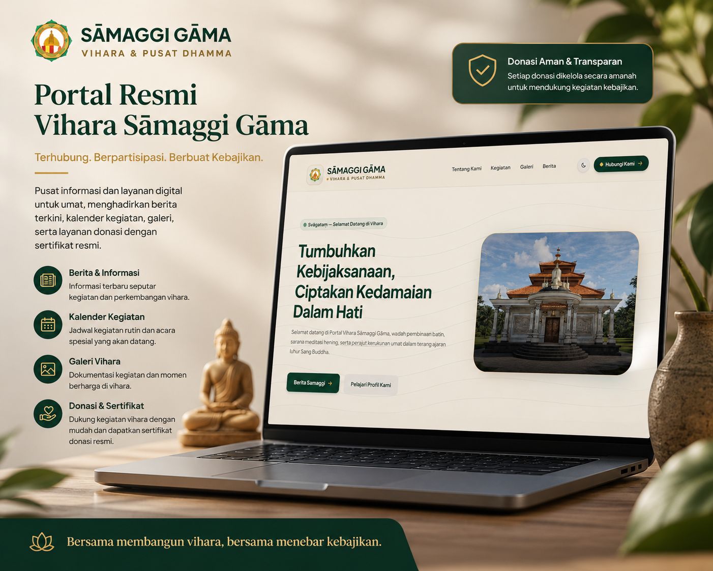 Web Portal Vihara Samaggi Gama